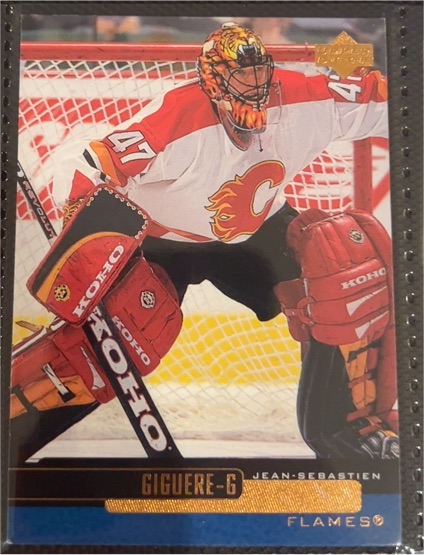 1999-00 Upper Deck #30 Jean-Sebastien Giguere — front