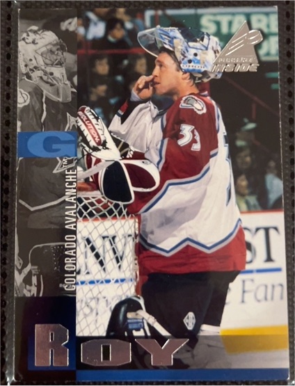 1997-98 Pinnacle Inside #37 Patrick Roy Colorado Avalanche — front