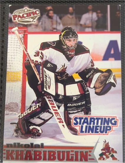 1998-99 Pacific Starting Lineup #5 Nikolai Khabibulin — front