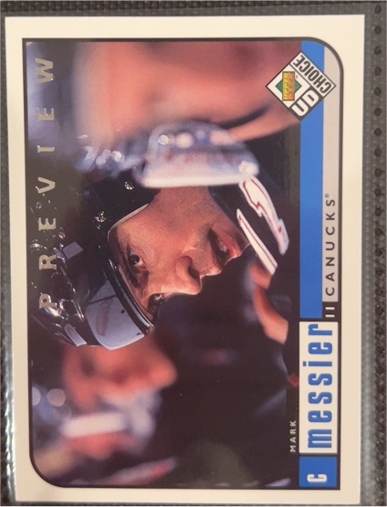 1998-99 Upper Deck Choice #211 Mark Messier Vancouver Canucks — front