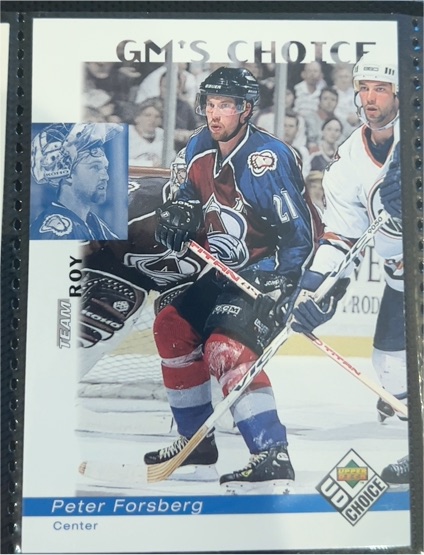 1998-99 Upper Deck UD Choice #229 Peter Forsberg — front
