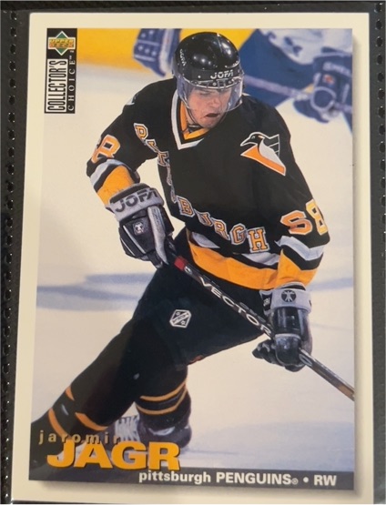 1995-96 Upper Deck Collector's Choice #127 Jaromir Jagr — front