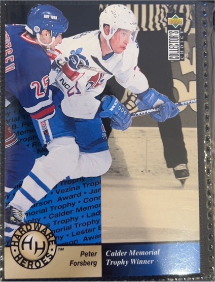 1995-96 Upper Deck Collector's Choice #391 Peter Forsberg — front
