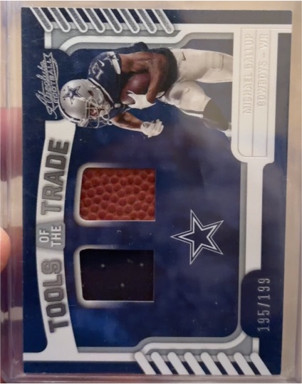 2022 Panini Absolute #TTD-44 Michael Gallup Tools of the Trade — front