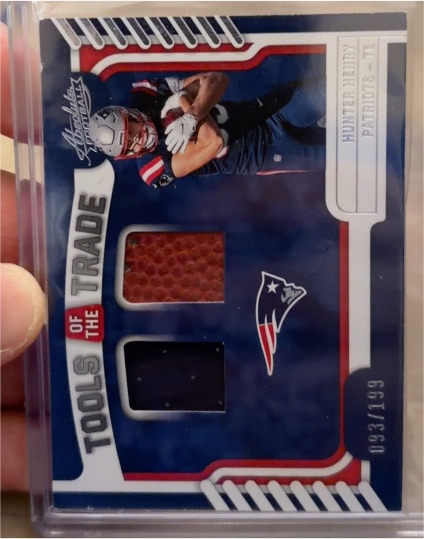 2022 Panini Absolute Tools of the Trade #TOTT-HH Hunter Henry — front