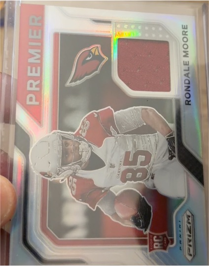 2021 Panini Prizm #PJ-17 Rondale Moore Premier Patch — front