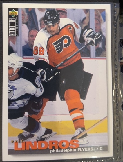 1995-96 Upper Deck Collector's Choice #57 Eric Lindros — front