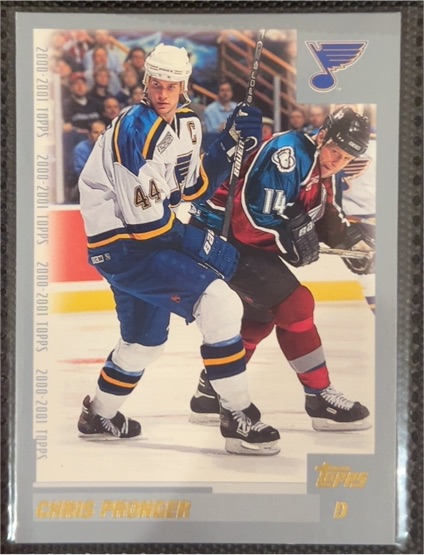 2000-01 Topps #9 Chris Pronger — front
