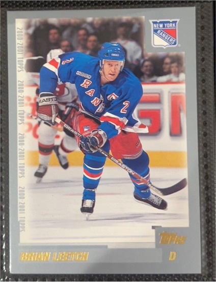 2000-01 Topps #153 Brian Leetch — front