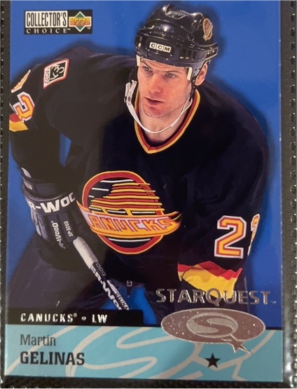 1997-98 Upper Deck Collector's Choice StarQuest #SQ8 Martin Gelinas — front