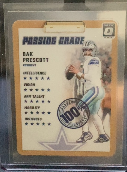 2024 Panini Donruss Optic Passing Grade #7 Dak Prescott — front