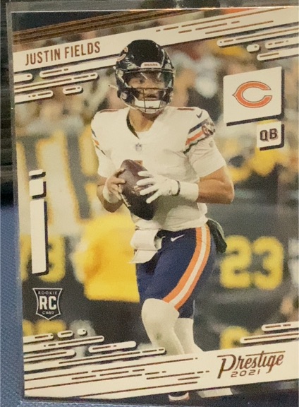 2021 Panini Chronicles Prestige Rookies Update #203 Justin Fields — front