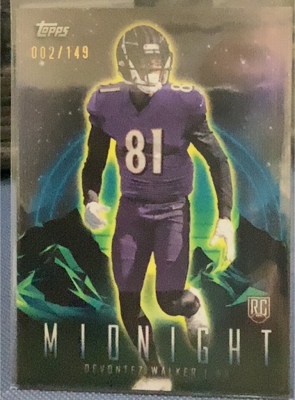 2024 Topps Midnight #7 Devontez Walker — front