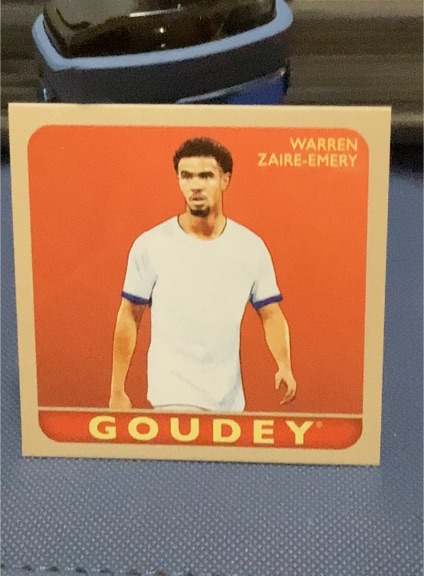 2025 Upper Deck Goodwin Champions Goudey #G-33 Warren Zaire-Emery — front