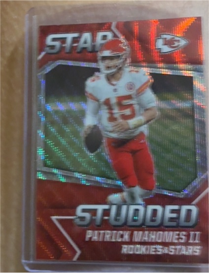 2021 Panini Rookies & Stars #SS-11 Patrick Mahomes II Star Studded Red Scope — front
