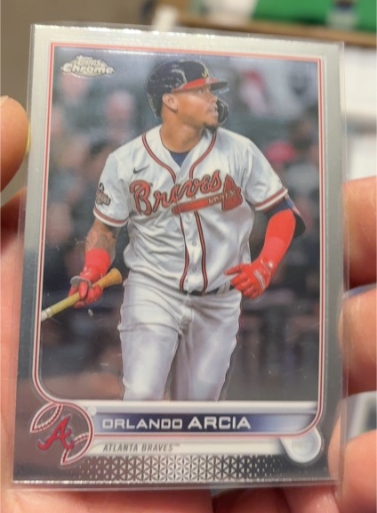 2022 Topps Chrome Update #USC68 Orlando Arcia — front