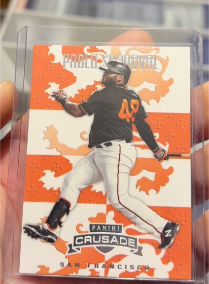 2025 Panini Crusade #176 Pablo Sandoval — front