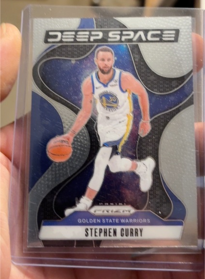 2024-25 Panini Prizm #10 Stephen Curry Deep Space — front