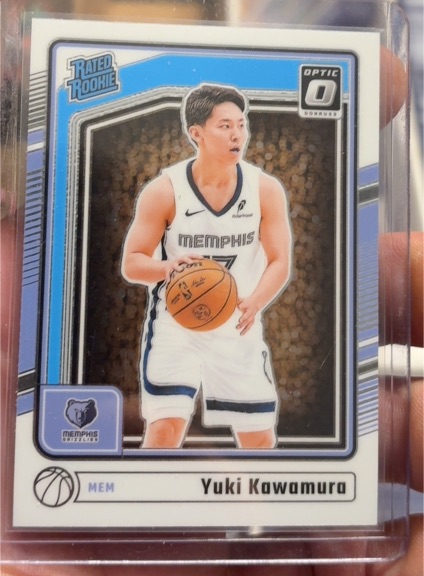 2024-25 Donruss Optic #287 Yuki Kawamura — front