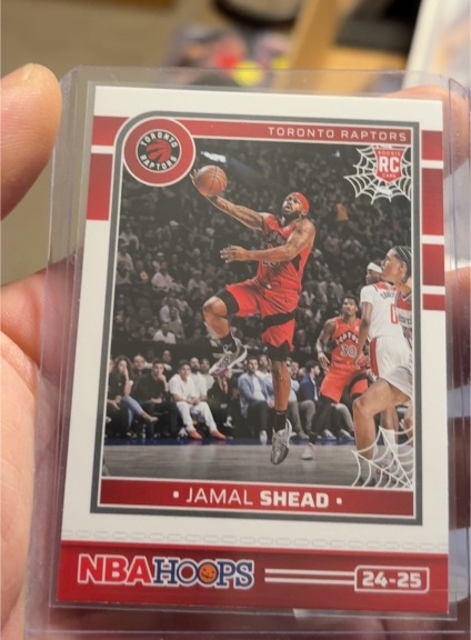 2024-25 Panini NBA Hoops Haunted Hoops #251 Jamal Shead Rookie — front