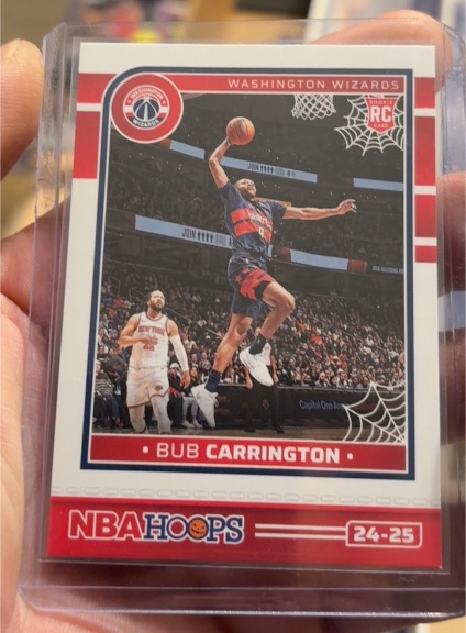 2024-25 Panini Haunted Hoops #24-25 Bub Carrington — front