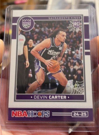 2024-25 Panini Haunted Hoops #239 Devin Carter — front