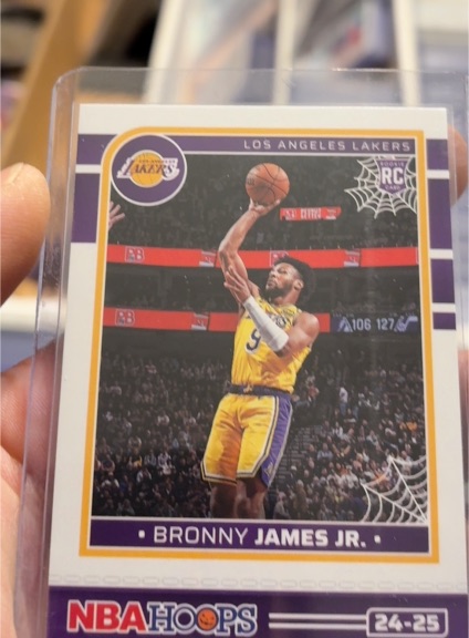 2024-25 Panini Haunted Hoops #279 Bronny James Jr. — front