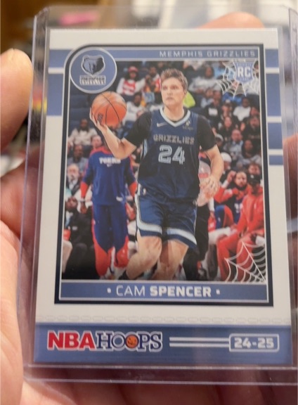 2024-25 Panini NBA Hoops #24-25 Cam Spencer — front