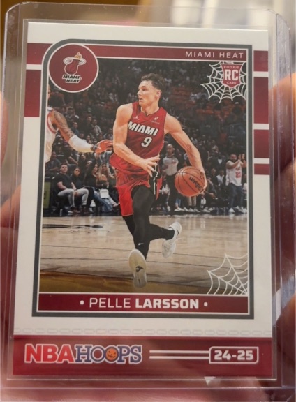 2024-25 Panini NBA Hoops Haunted Hoops #259 Pelle Larsson — front