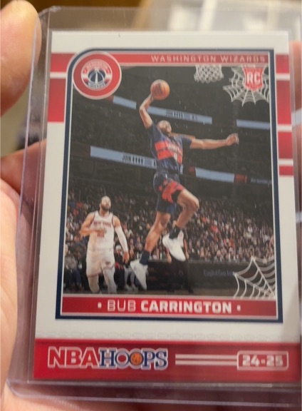 2024-25 Panini NBA Haunted Hoops #277 Bub Carrington — front