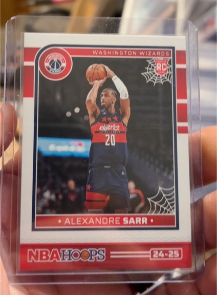 2024-25 Panini NBA Hoops Haunted Hoops #232 Alexandre Sarr — front