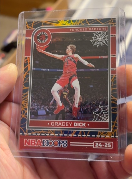 2024-25 Panini NBA Hoops Haunted Hoops #24-25 Gradey Dick — front