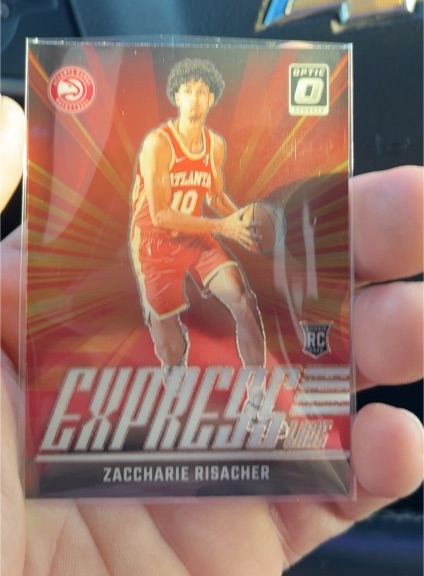 2024-25 Panini Donruss Optic #23 Zaccharie Risacher Express Lane — front