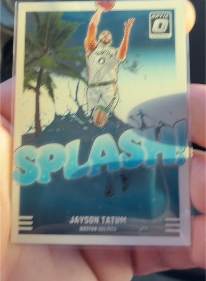 2024-25 Panini Donruss Optic #11 Jayson Tatum Splash! — front