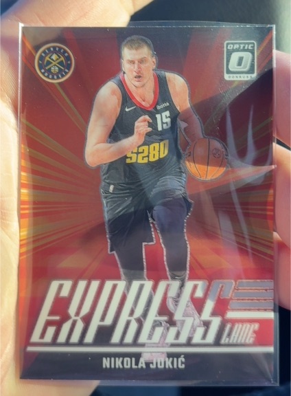 2024-25 Panini Donruss Optic Express Lane #3 Nikola Jokic — front
