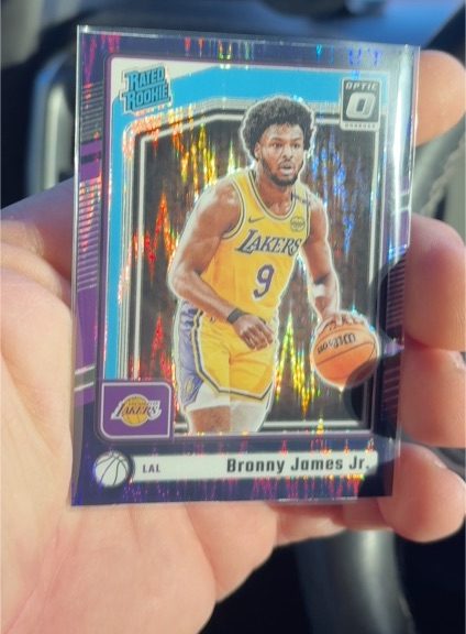 2024-25 Panini Donruss Optic #282 Bronny James Jr. — front