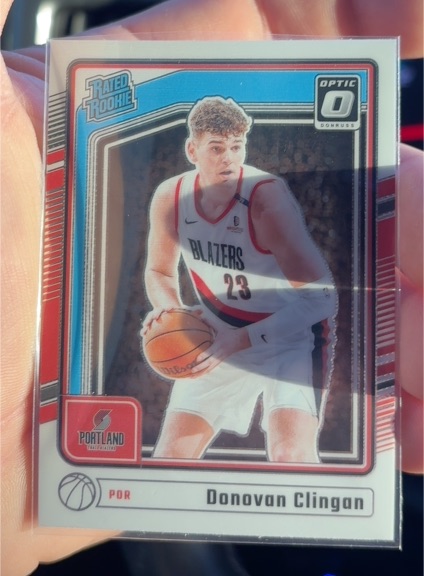 2024-25 Panini Donruss Optic #272 Donovan Clingan — front