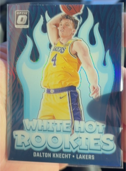 2024-25 Donruss Optic #9 Dalton Knecht White Hot Rookies — front