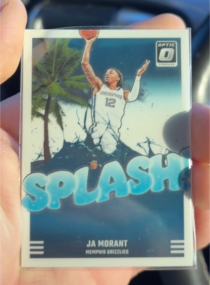 2024-25 Donruss Optic #15 Ja Morant Splash! — front