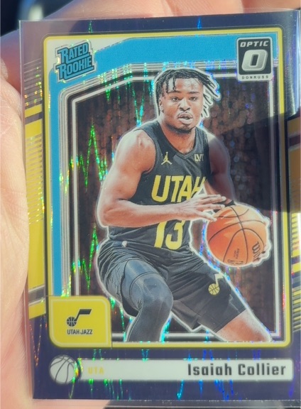 2024-25 Donruss Optic #295 Isaiah Collier — front