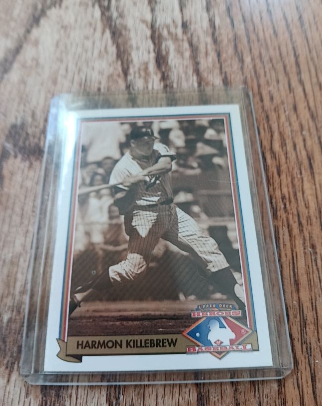 1991 Upper Deck Heroes of Baseball #H1 Harmon Killebrew — front