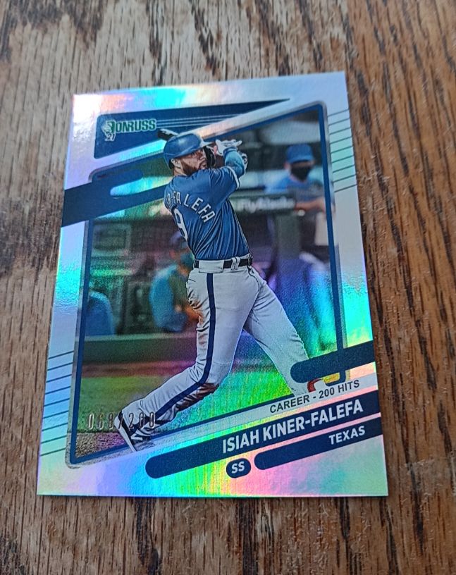 2021 Donruss #D.68/120 Isiah Kiner-Falefa — front