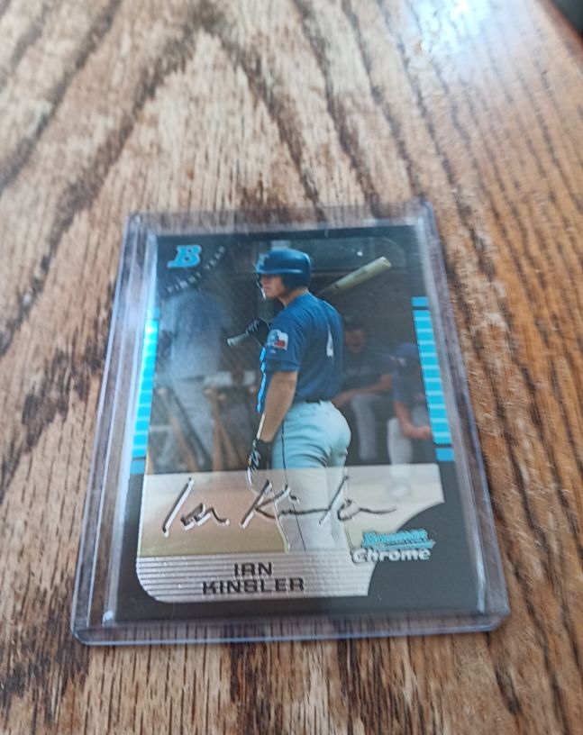 2005 Bowman Chrome #171 Ian Kinsler Rookie — front