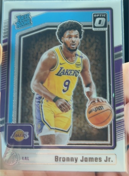 2024-25 Panini Donruss Optic #282 Bronny James Jr. — front