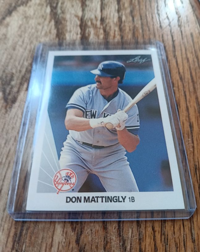 1990 Leaf #69 Don Mattingly — front
