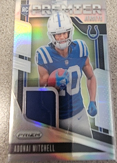 2024 Panini Prizm Premier Jerseys #PJ-AML Adonai Mitchell — front