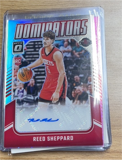 2024-25 Panini Donruss Optic Dominators #RDH-SHP Reed Sheppard — front