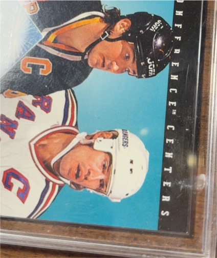 1994-95 Donruss Dominators Centers #1 Lindros, Lemieux, Messier — front