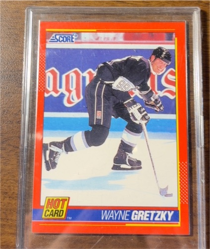 1991-92 Score Hot Card #2 Wayne Gretzky — front