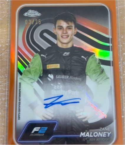 2024 Topps Chrome Formula 1 #25 Zane Maloney — front